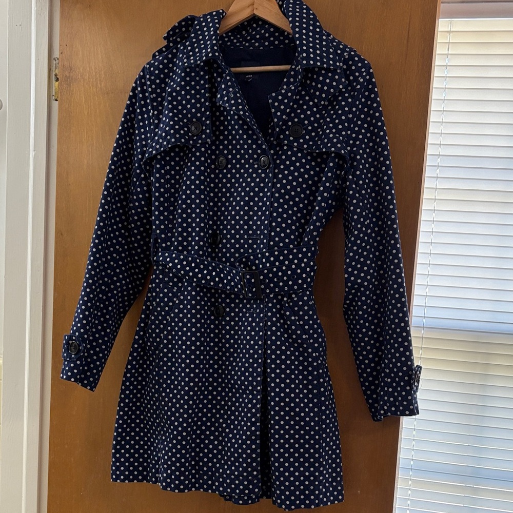 GAP Navy Jacket with Contrast White Logo